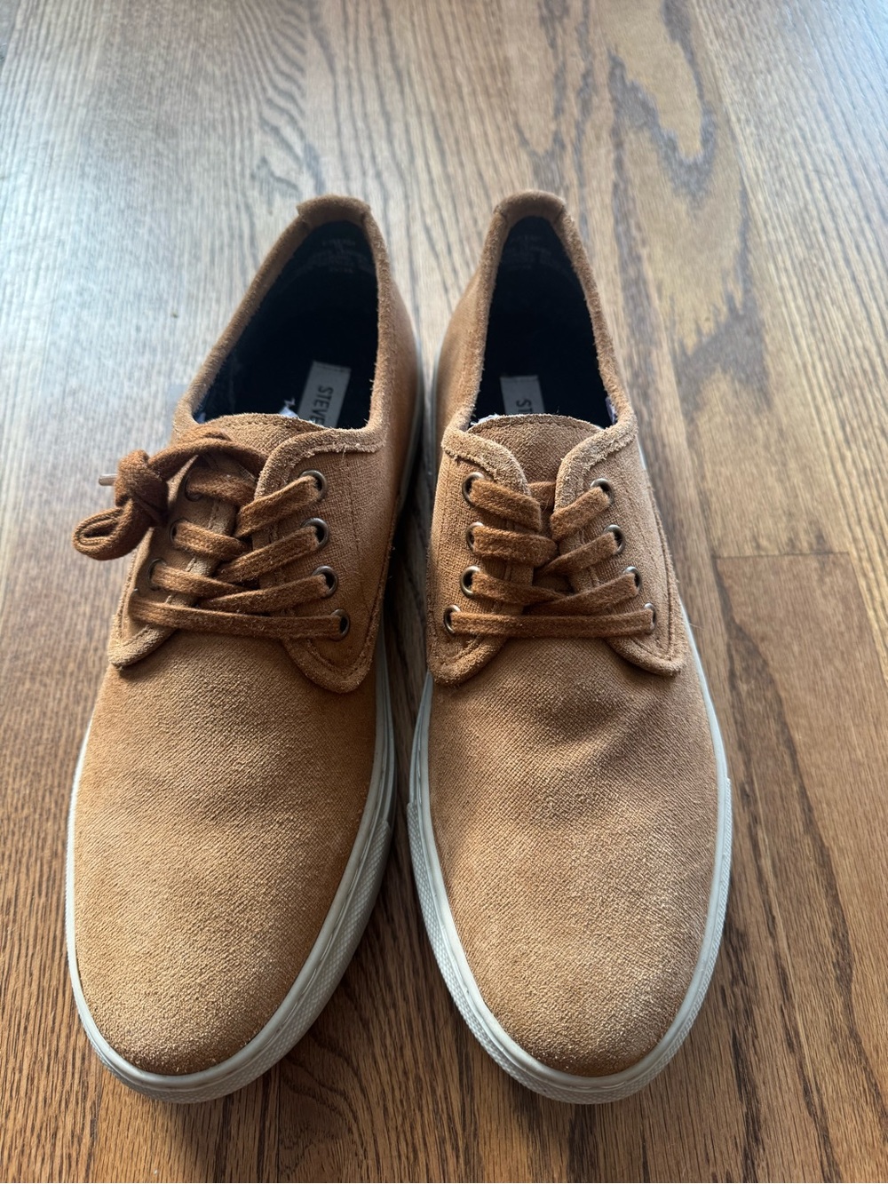 Steve Madden Men's Suede Lace-Up Sneakers - Tan/Brown
